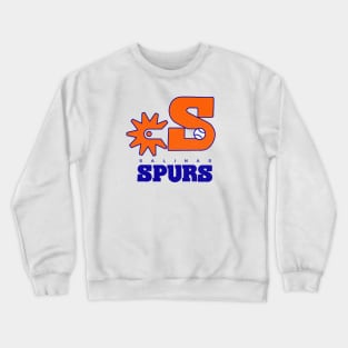 Defunct Salinas Spurs Minor League Baseball 1982 Crewneck Sweatshirt